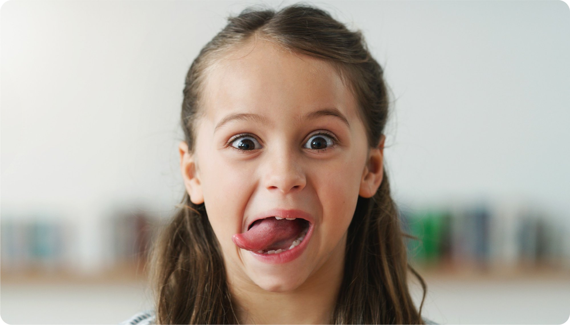 cyber security image of girl sticking tongue out